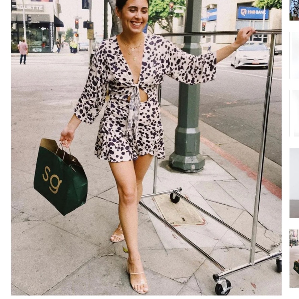 Polka Dot Wrap Dress